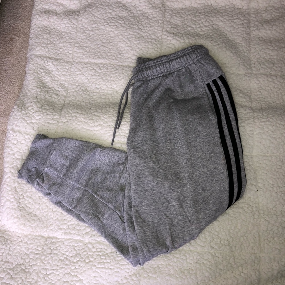 LIKE NEW GREY ADIDAS JOGGERS